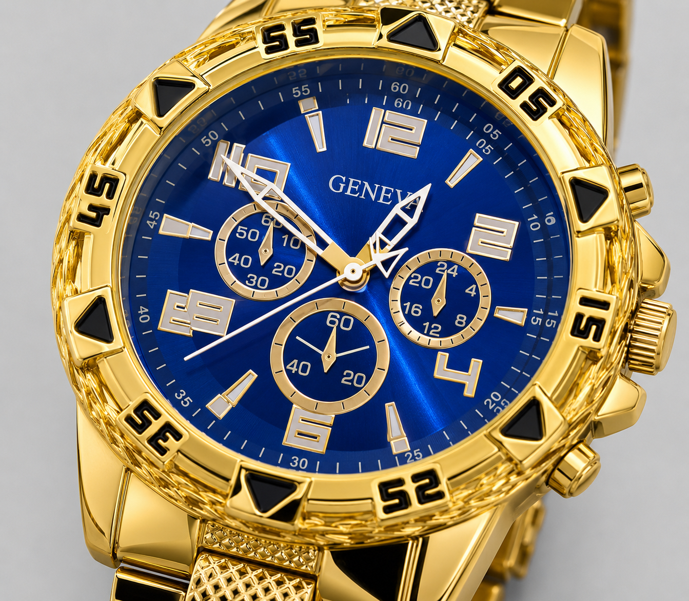 Meridian — Gold Chronograph Watch