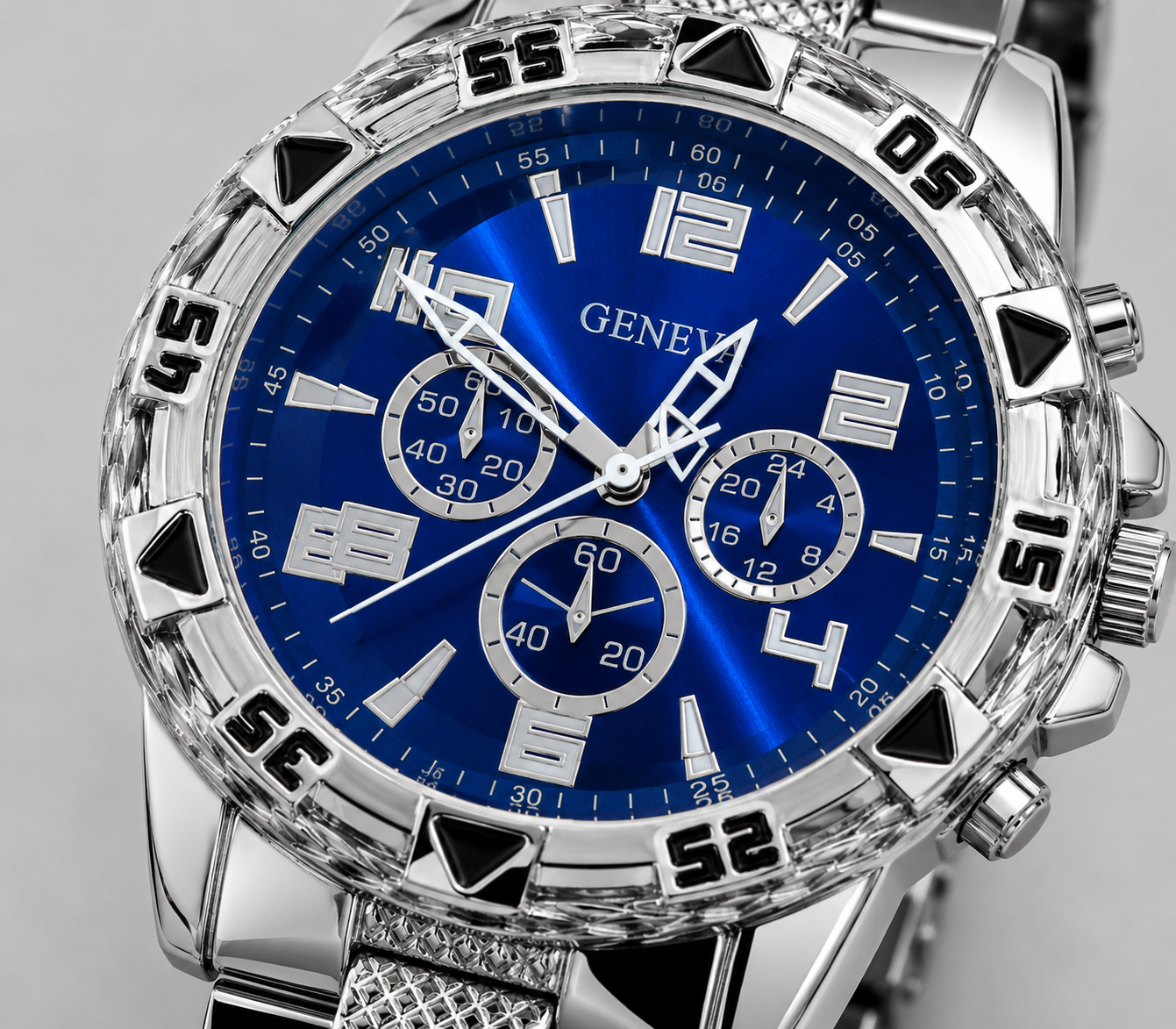 Glacier — Silver Chronograph Watch